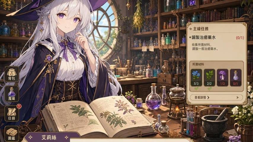 魔女秘药 操作界面 演示图 1